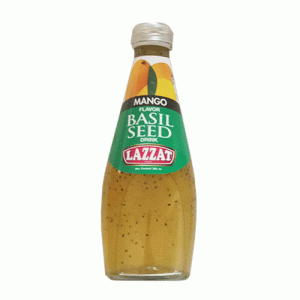 Lazzat Mango with Basil Seeds Drink (Χυμός Μάνγκο με Σπόρους Βασιλικού) 290ml