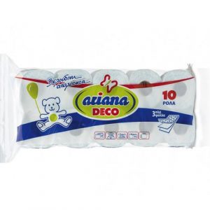 Ariana Deco Toilet Paper (10 Ρολά Χαρτί Υγείας)