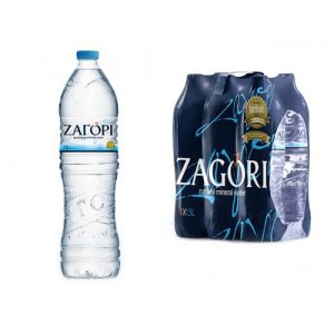 Zagori Natural Mineral Water (Ζαγόρι Φυσικό Μεταλλικό Νερό) 1.5L x 6