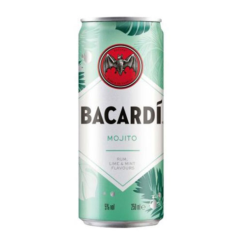 Bacardi Original Mojito (Ρούμι Μοχίτο) 5% 250ml - Euroasia G Trading