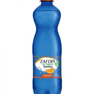 Zagori Sparkling Orange Flavour (Ζαγόρι Ανθρακούχο Νερό Λεμόνι) 500ml x 4