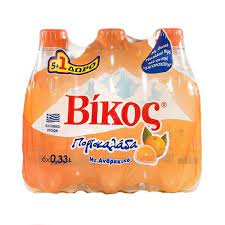 Vikos Orange Juice (Χυμός Πορτοκάλι) 6x330ml